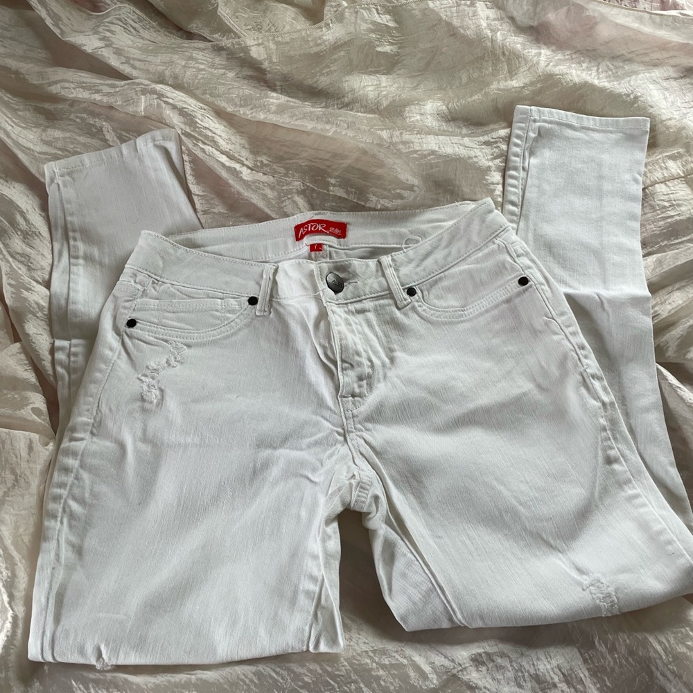 White Ripped Jeans